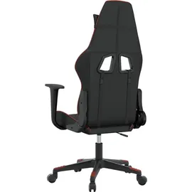 vidaXL 345518 Gaming Chair mit Massagefunktion schwarz/weinrot