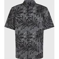 O'Neill O ́neill Print Kurzarmhemd - black dipped leaves
