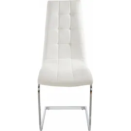 OTTO home Freischwinger Lola Kunstleder weiß 2er Set