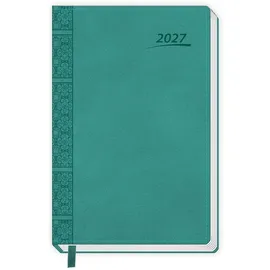 Trötsch Verlag TRÖTSCH - Buchkalender A5 Aqua 2027