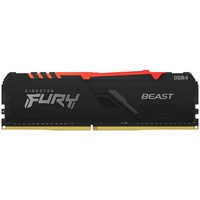 Kingston FURY Beast RGB DIMM 8GB, DDR4-2666, CL16-18-18 (KF426C16BBA/8)