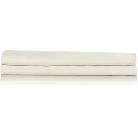 Zo Home Spannbettlaken Mako-Satin 90 x 210 - 220 cm weiß