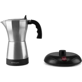 Orbegozo Kaffeekanne 300 ml 6 Tassen Schwarz/Silber