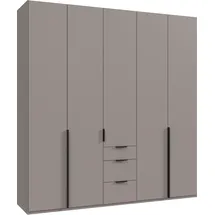 WIMEX Drehtürenschrank Mugano 225 x 236 x 58 cm Schwarz
