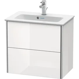 Duravit Waschtischunterschrank 2 Auszüge 61 x 56 x 38,8 cm Schwarz Hochglanz