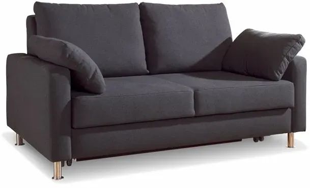 bali Schlafsofa Rom Stoff Grau Anthrazit 120 cm