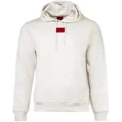 HUGO Herren Kapuzen-Sweatshirt - Daratschi214, Hoodie, French Terry, Baumwolle Natur 2XL