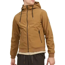 JACK & JONES Herren JJEBASIC Softshell Hood NOOS Kurzjacke, Otter,XXL