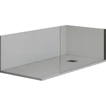 MIRLO Duschrückwand Nexo grau 80x140cm