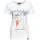 Queenkerosin Print-Shirt I'm not your Angel (1-tlg) mit Front Print im Vintage Design weiß XS