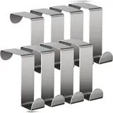 toj Türhaken 8er-Set Silber