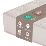 Ortho-Relax Kaltschaummatratze 80x200, 7-Zonen Matratze, 13 cm hoch, 100 Nächte Probeschlafen, ergonomisch, atmungsaktiv, Rollmatratze, ÖkoTex-Zertifiziert, Härtegrad mittel bis fest