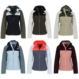 The North Face Damen Stratos Jacke, Vanadis Grey-TNF Black-Asphalt Grey, XS