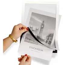 LMG Magnetrahmen selbstklebend weiß A4, 1 St.