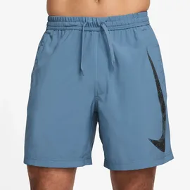 Nike Form Swoosh Dri-Fit 7" Unlined Versatile Herren Shorts, blau - US: M