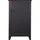 Woood Gijs Stauraumschrank 142 x 85 x 38 cm Schwarz FSC-Kiefernholz