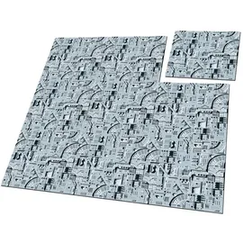 Ultimate Guard Battle-Tiles 1' Starship 30 x 30 cm (9) - Grau