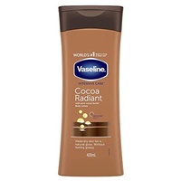 Vaseline Intensivpflege Body Lotion - Kakao Radiant - Hilfe für trockene Haut - 3er Pack (3 x 400ml)