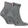 Tommy Hilfiger TH MEN QUARTER 2P HILFIGER TAB Kurzsocken Grau 43-46