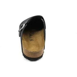 Birkenstock Boston Nubukleder geölt Damen schwarz 40 EU