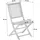Merxx Cordoba Klappstuhl 52 x 28 x 110 cm braun 2 St.