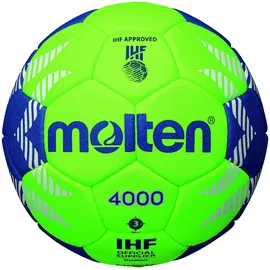 Molten H3A4000-GB Handball Wettspielball hellgrün/blau 3