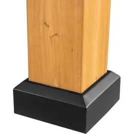 Sunjoy Gazebo Rapi Zedernholz 273 cm x 273 cm Anthrazit FSC®