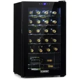 Klarstein Shiraz 24 Uno Weinkühlschrank 63l 24Fl Touch-Bedienfeld 5-18°C Schwarz