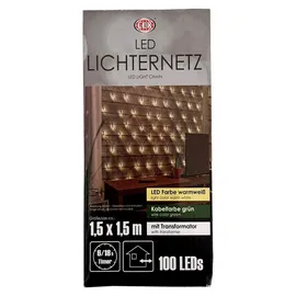INDA-EXCLUSIV Lichterkettennetz LED 1 m Warmweiß