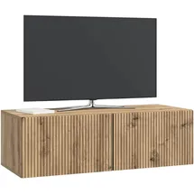 vidaXL Artisan-Eiche Wandmontierter TV-Schrank 98 x 41 x 30 cm Beige/Holz
