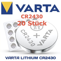 Varta CR2430 CR 2430 3 V Lithium Industrieware Bulk
