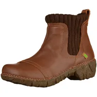 El Naturalista Stiefelette EL NATURALISTA "El Naturalista Stiefelette Leder/Textil", Damen, Gr. 39, braun, Leder, Textil, Schuhe Stiefelette