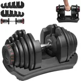 REBEL Verstellbare Hantel 40 kg schwarz