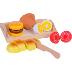 Spiellebensmittel HAPPY PEOPLE, bunt, Kaufladensortimente, Kinder, Holz