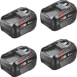 Bosch 4x PBA 18V 4.0Ah W-C Akku 18 V 4,0 Ah POWER FOR ALL ( 4x 1600A011T8 )