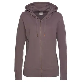 bench. loungewear Sweatjacke Damen mauve-meliert Gr.44/46