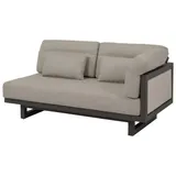 Apple Bee Santorini Loungesofa gepolstert links 160cm Alu taupe
