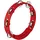 NINO Percussion Compact Tambourine Instrument - Musikinstrument für Kinder ab 3 Jahren - Durchmesser 8 Zoll - Kunststoff, Rot (NINO49R)