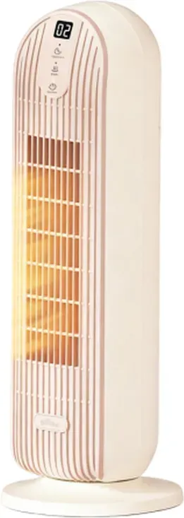 BEAR 2000W Tragbarer Elektrischer Heizlüfter für den Innenbereich, Schnelle Aufheizung, Aufwärtsgerichteter Luftstrom, 90° Oszillation, 12 Std. Intelligenter Timer, Großflächige Wärme, DNQ-C20H5