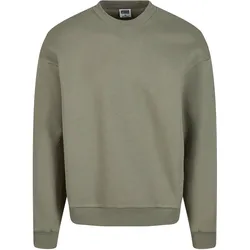 Urban Classics Fluffy Crewneck Pullover paleolive, Größe 4XL