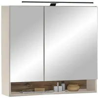 Bega Consult Spiegelschrank DENVER, B 80 cm - Beige