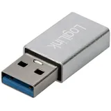 Logilink AU0056 USB 3.2 Gen 1 (USB 3.0) Adapter [1x USB 3.2 Gen 1 Stecker A (USB 3.0) - 1x USB 3.2 Gen 1 Buchse C (USB 3.0)]