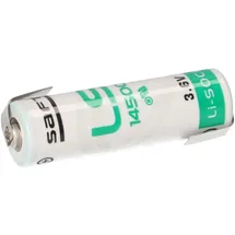 Saft Lithium 3,6V Batterie LS 14500 AA-Zelle Lötfahne Z-Form