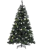 Homcom Tannenbaum grün Metall H/d: ca. 180x112 cm