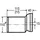 Viega WC-Anschlussstutzen 3815.1 DN 100 x 155 mm,