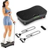 Vibrationsplatte - Cardio Fit V30 - mit Schwingungen & Vibration - 10 Programme schwarz ONE SIZE