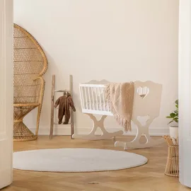 Relaxdays Dekoleiter 90 x 30 cm Braun