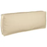 vidaXL Palettenkissen 120 x 40 x 12 cm beige 1 St.
