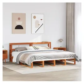 vidaXL Massivholzbett 180 x 200 cm Braun
