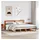 vidaXL Massivholzbett 180 x 200 cm Braun